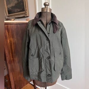Banana Republic Factory Utility Jacket in Olive and Brown
